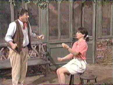 Mr Grimley tests out his saleman routine