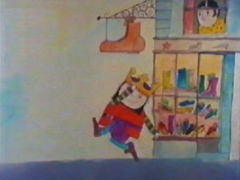 King Rollos skips off to the shoe shop