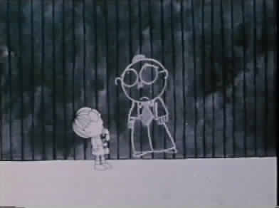 Simon meeting the School master