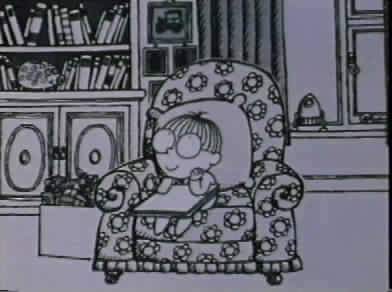 Simon reading about Knights