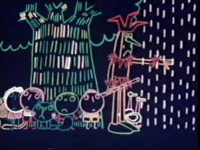 The piper does not like the rain