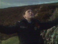 He then shouts at the wind