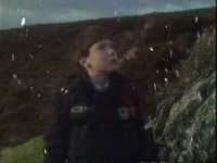 It then begins to snow