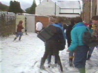 Boys gang up on Gwyn