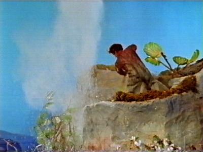 He now creates a snow storm