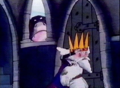 The terrbile thing watches them