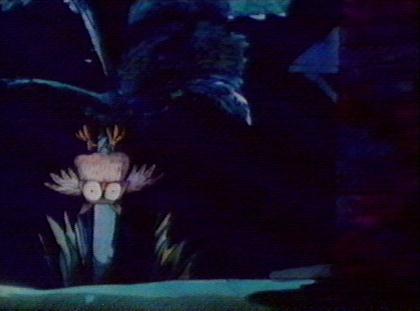 Owl gets a nasty awakening and falls out of the tree