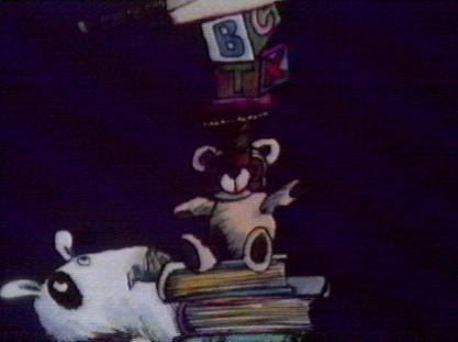 All his belongings are piled high