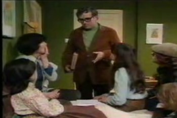 Uncle Peter returns from Lucy's attic room with a diary