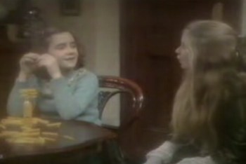 Lucy and Alice playing an old game