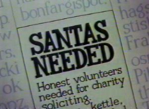 Charity Santas are needed